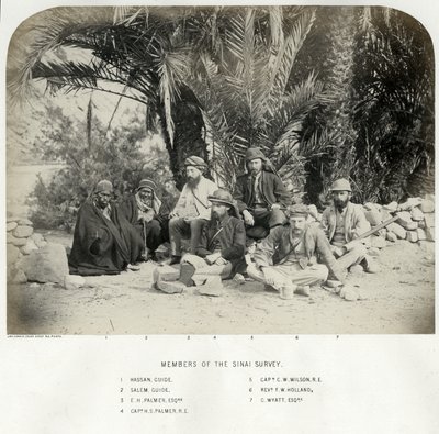 Members of the Sinai Survey by Sgt. James M. McDonald